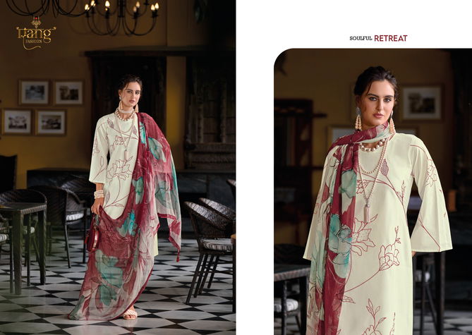 Senisa By Rang Heavy Digital Printed Lawn Cotton Dress Material Wholesale Clothing Suppliers In india